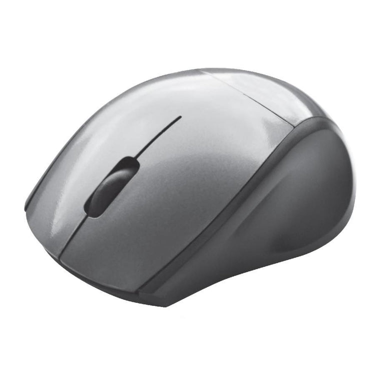 Elink CM517 - Souris Optique Sans-Fil Format Voyage avec Molette Cliquable et Nano Récepteur, Grise - Simple Boutique
