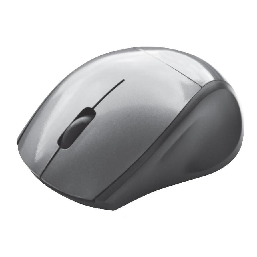 Elink CM517 - Souris Optique Sans-Fil Format Voyage avec Molette Cliquable et Nano Récepteur, Grise - Simple Boutique