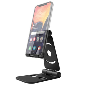 Elink - Support de Téléphone ou Tablette Universel, Pliable et Pivotant, Noir - Simple Boutique