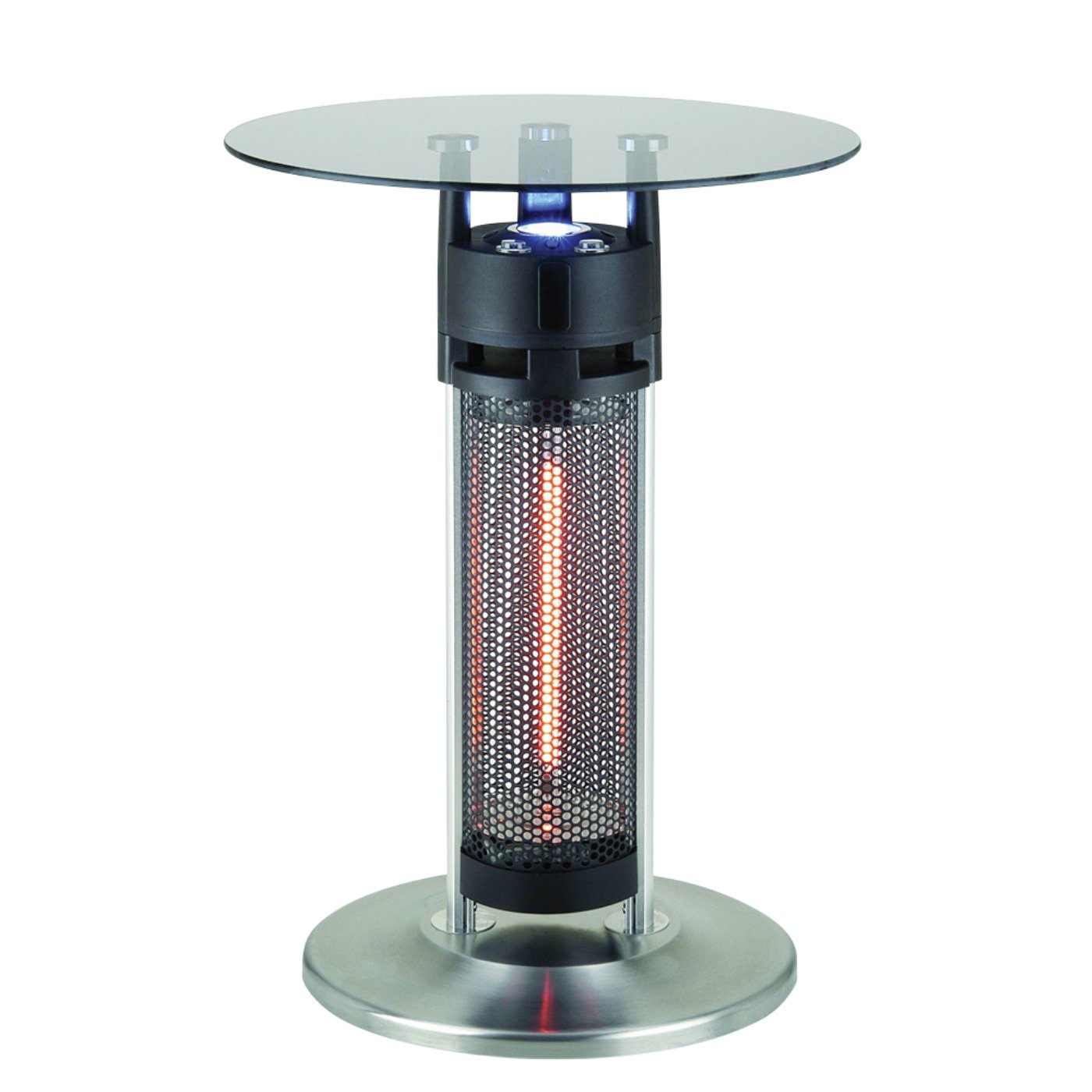 Ener-G+ HEA-14756LED Table Bistro Extérieur avec chauffage Infrarouge Intégré 1400 Watts - Simple Boutique