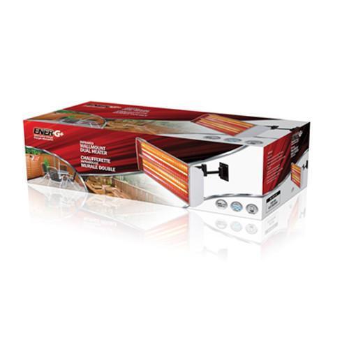 Ener-G+ HEA-21531 Chaufferette électrique infrarouge murale pour l'extérieur - Simple Boutique