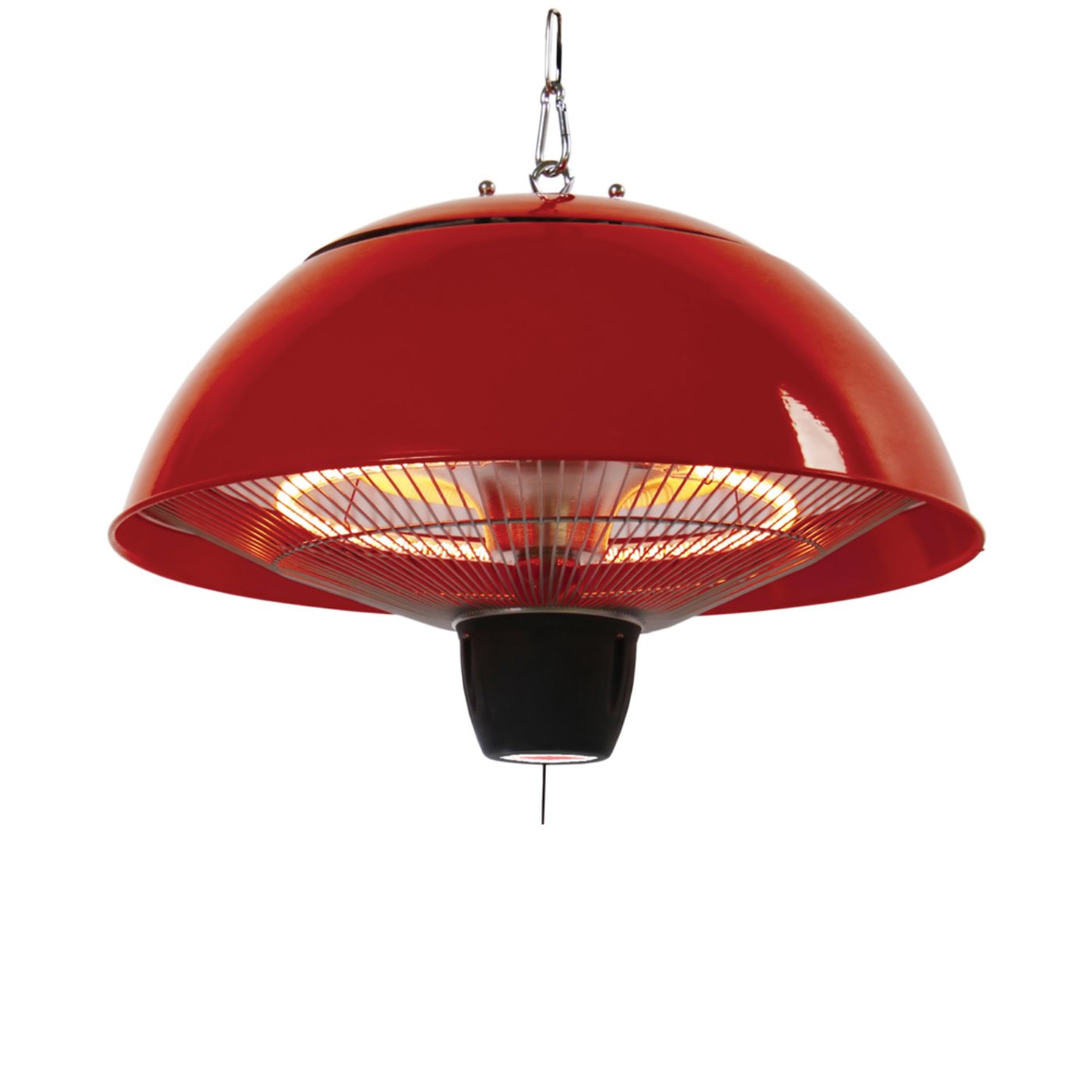 Ener-G+ HEA-21538R Chaufferette Électrique Infrarouge Suspendue Extérieur de 1500 W Rouge - Simple Boutique