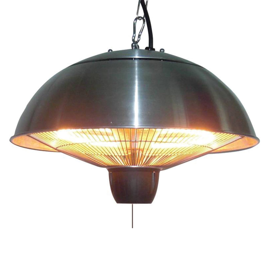Ener-G+ HEA-21538S Chaufferette Électrique infrarouge Suspendue Extérieur de 1500 W Argent