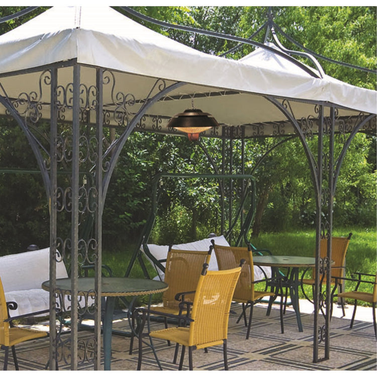 Ener-G+ HEA-21723-BR Chaufferette Électrique Infrarouge Extérieur Suspendu 1500W Brun - Simple Boutique