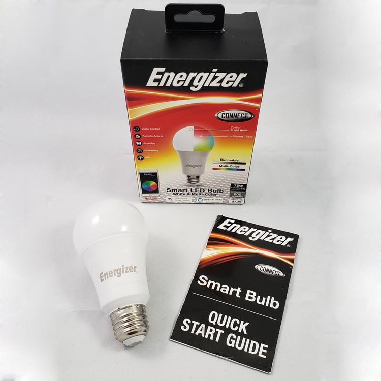 Energizer Connect EAC2-1002-RGB Ampoule DEL Intelligente Blanc/Multicolore - Simple Boutique