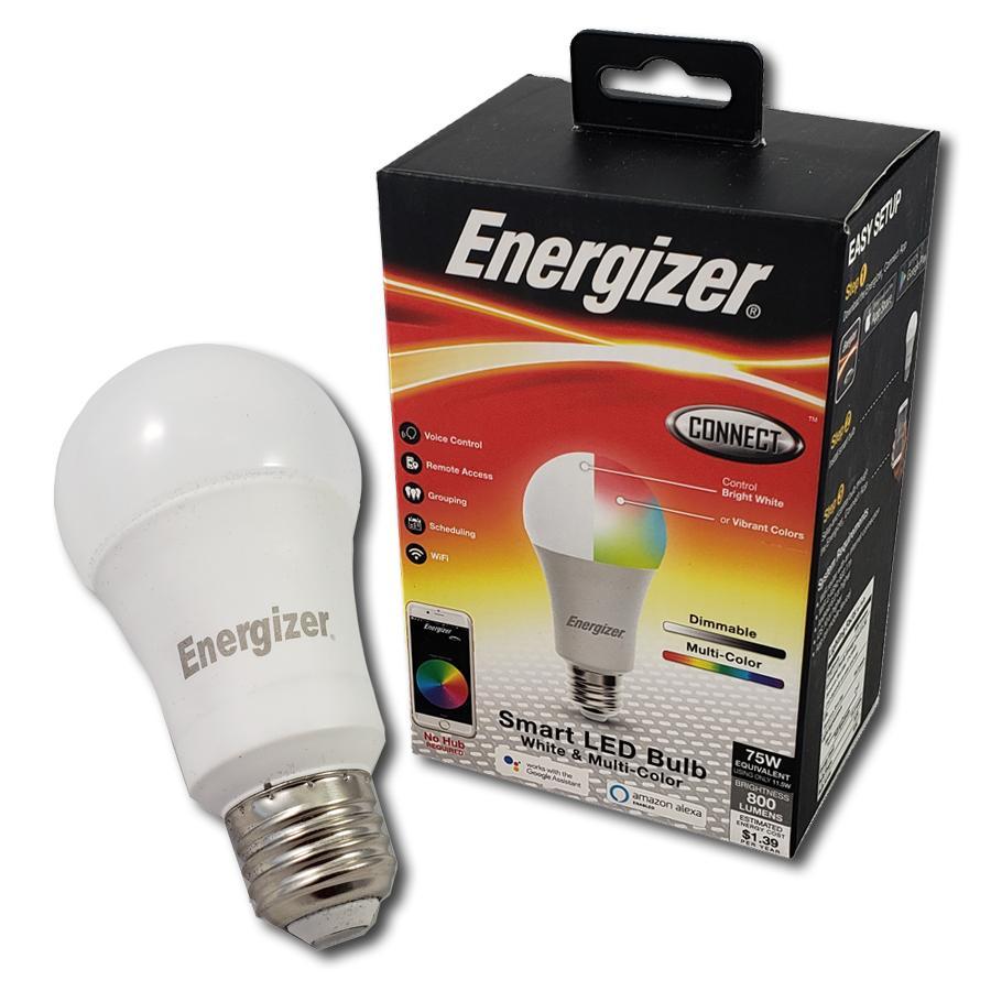 Energizer Connect EAC2-1002-RGB Ampoule DEL Intelligente Blanc/Multicolore - Simple Boutique