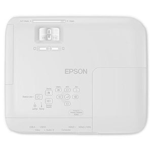 Ensemble Complet Projecteur Epson HC1040 Recond. Support Projecteur Plafond et Toile de Projection Cadrage Fixe Blanc 120" 16:9 - Simple Boutique
