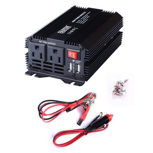 Erayak Adaptateur DC 12V À AC 110V De 400W Pour La Voiture Avec Chargeur USB Double - Simple Boutique
