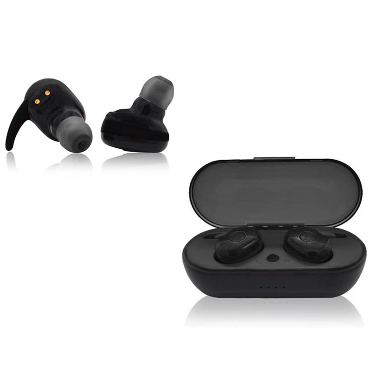 Escape BTM43 Écouteurs Stéréo Sans Fils Bluetooth Avec Station de Recharge Noir - Simple Boutique