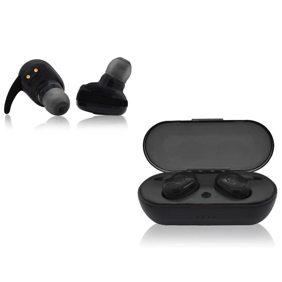 Escape BTM43 Écouteurs Stéréo Sans Fils Bluetooth Avec Station de Recharge Noir - Simple Boutique
