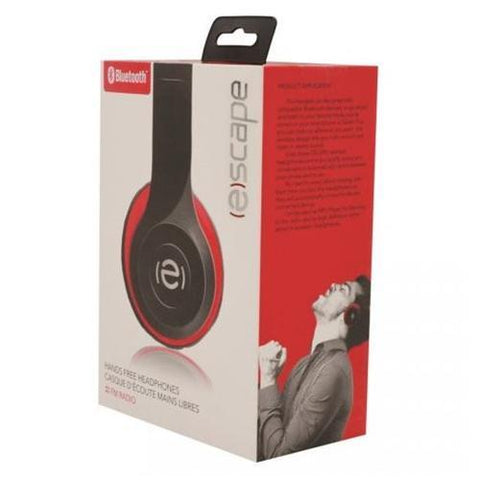 Escape BTS60 Casque D'écoute Bluetooth Avec Lecteur MP3 Et Cartes Microsd