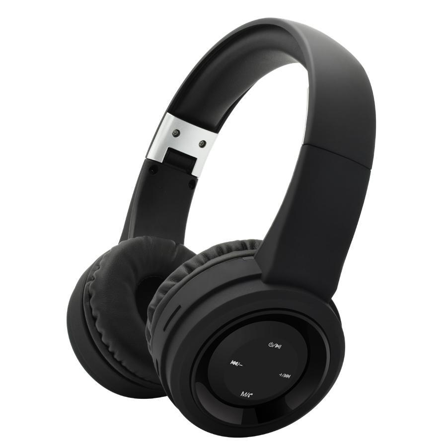 Escape Platinum BT-S18 Casque D'écoute Bluetooth Avec Microphone Et Radio Fm Noir