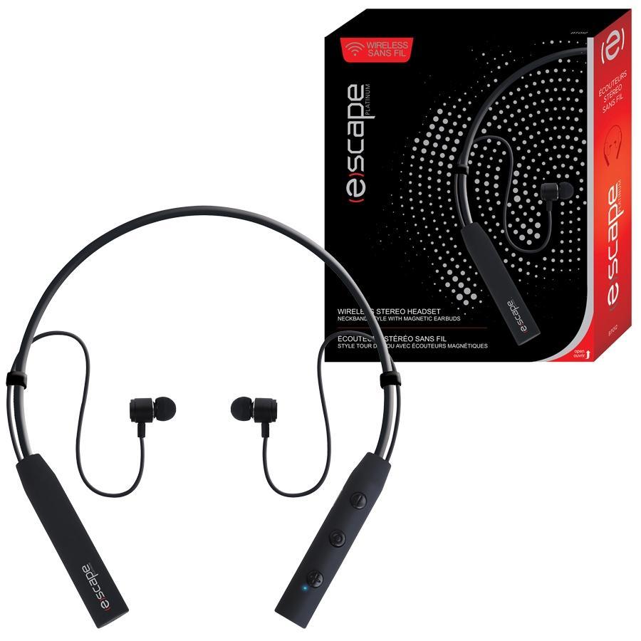 Escape Platinum BT012 Écouteurs Bluetooth Sport Noir - Simple Boutique