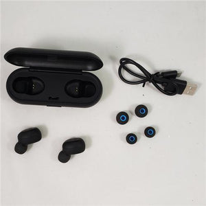 Escape Platinum BTM884 Mini Ecouteurs Bluetooth Sans Fils Avec Boitier Chargeur Noir - Simple Boutique