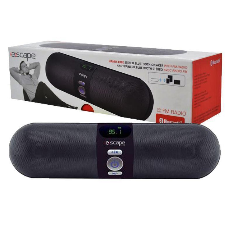 Escape Platinum SPBT644 Haut-Parleur Bluetooth Stéréo FM Micro SD USB Noir - Simple Boutique