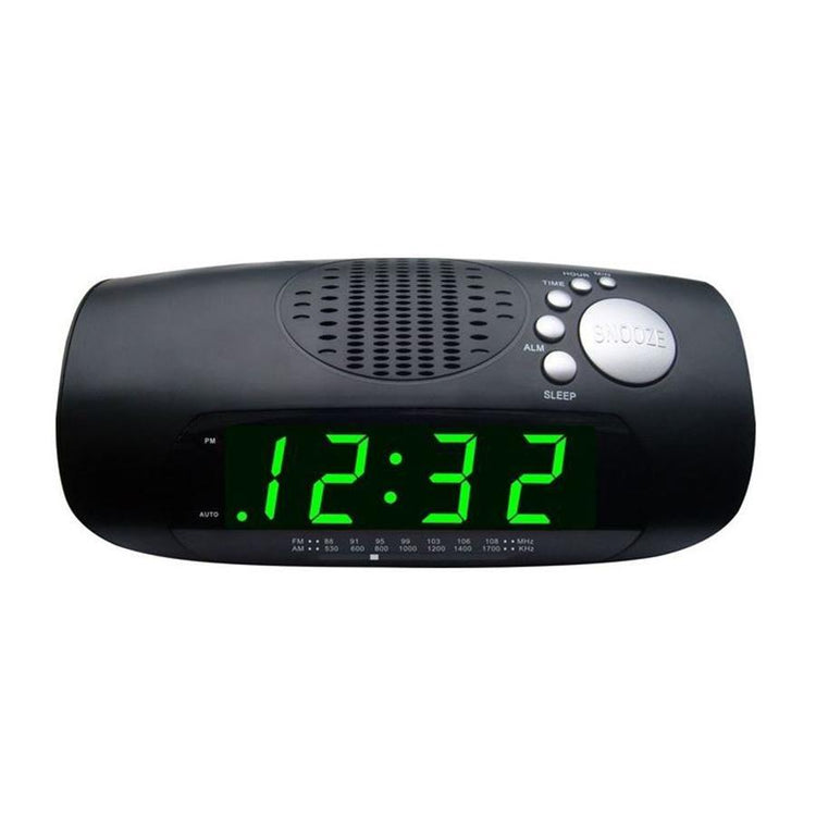 Escape RA930 Radio-Réveil Numérique AM / FM à Affichage Jumbo avec AUX Noir - Simple Boutique