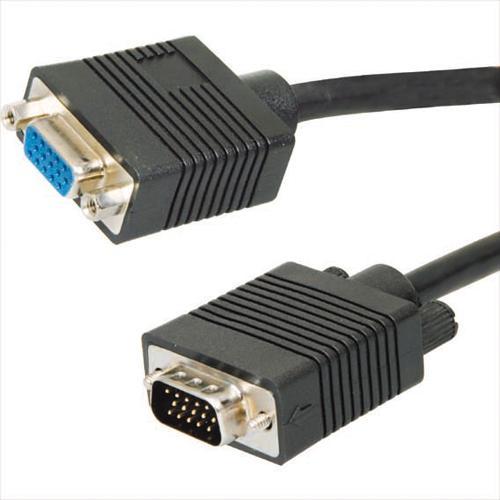 Extension Câble VGA à VGA de 10 pieds haute qualité noir M/F - Simple Boutique