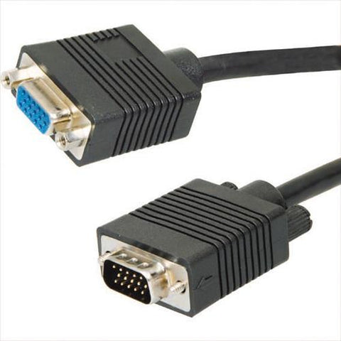 Extension Câble VGA à VGA de 15 pieds haute qualité noir M/F