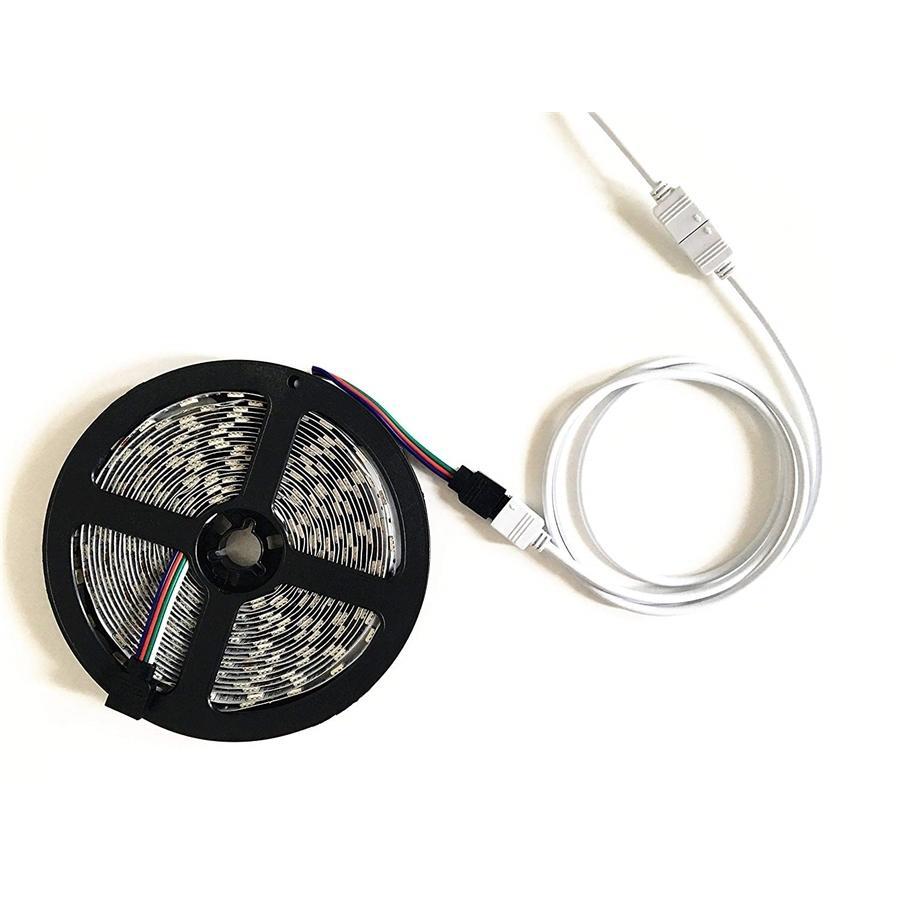 Extension RGB pour Rubans DEL 4 Broches 2M Blanc - Simple Boutique