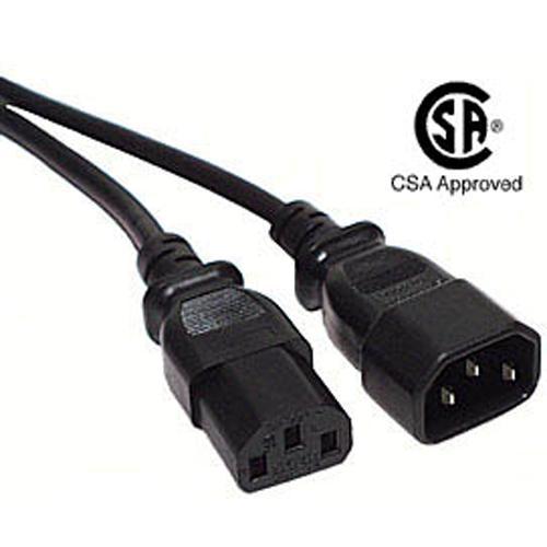 Extension d'alimentation universel ordinateurs, HDTV 06pi noir - Simple Boutique