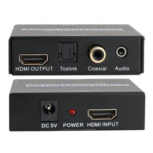 Extracteur Audio HDMI à HDMI & Audio SPDIF + 3.5mm + RCA + Coaxial - Simple Boutique