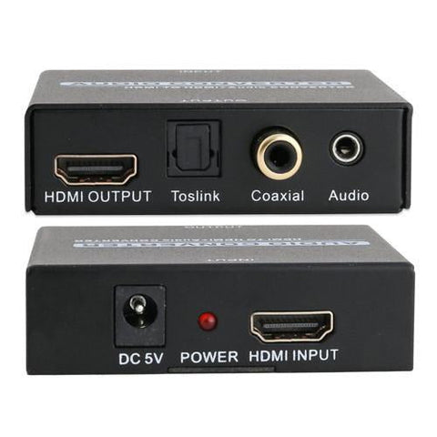 Extracteur Audio HDMI à HDMI & Audio SPDIF + 3.5mm + RCA + Coaxial