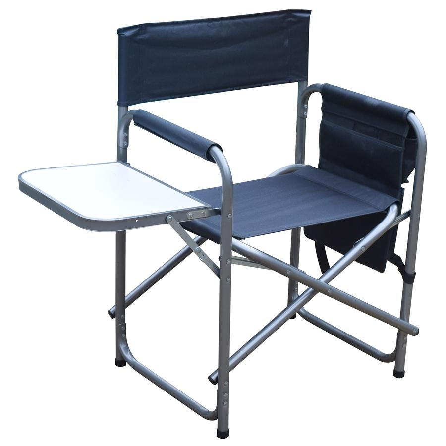 F. Corriveau International - Chaises Pliantes avec Pochette de Rangement et Plateau, Ensemble de 2 - Simple Boutique