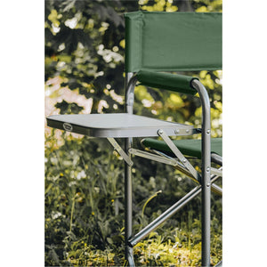 F. Corriveau International - Ensemble de 2 Chaises Pliantes avec Pochette de Rangement et Plateau, Vert - Simple Boutique