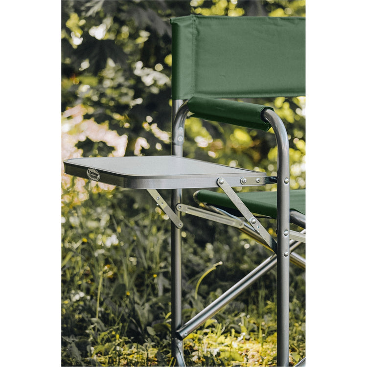 F. Corriveau International - Ensemble de 2 Chaises Pliantes avec Pochette de Rangement et Plateau, Vert - Simple Boutique