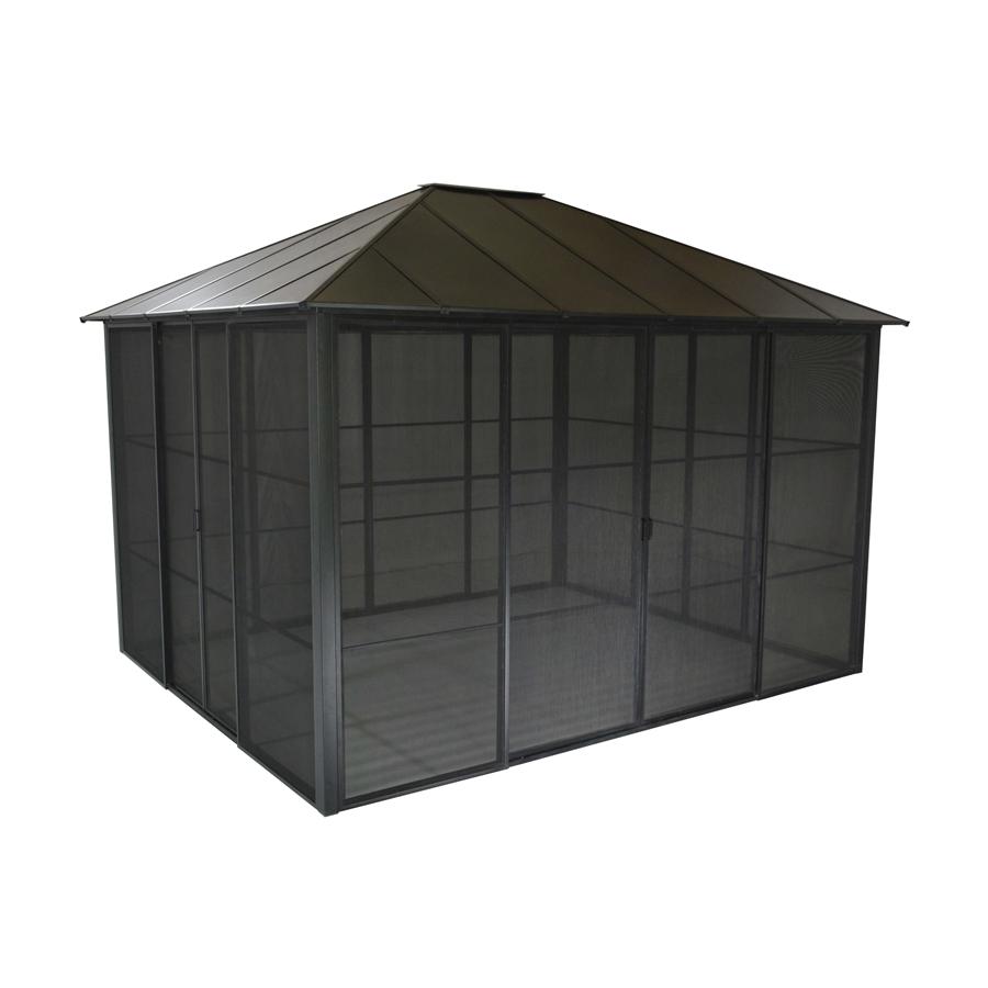 F. Corriveau International - Gazebo Netherlands, 10' x 12', Cadre en Aluminium avec Antirouille - Simple Boutique