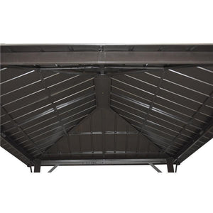 F. Corriveau International Gazebo Seoul 10'x10' avec toit en Acier Galvanisé - Simple Boutique