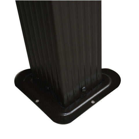 F. Corriveau International Gazebo Seoul 10'x10' avec toit en Acier Galvanisé