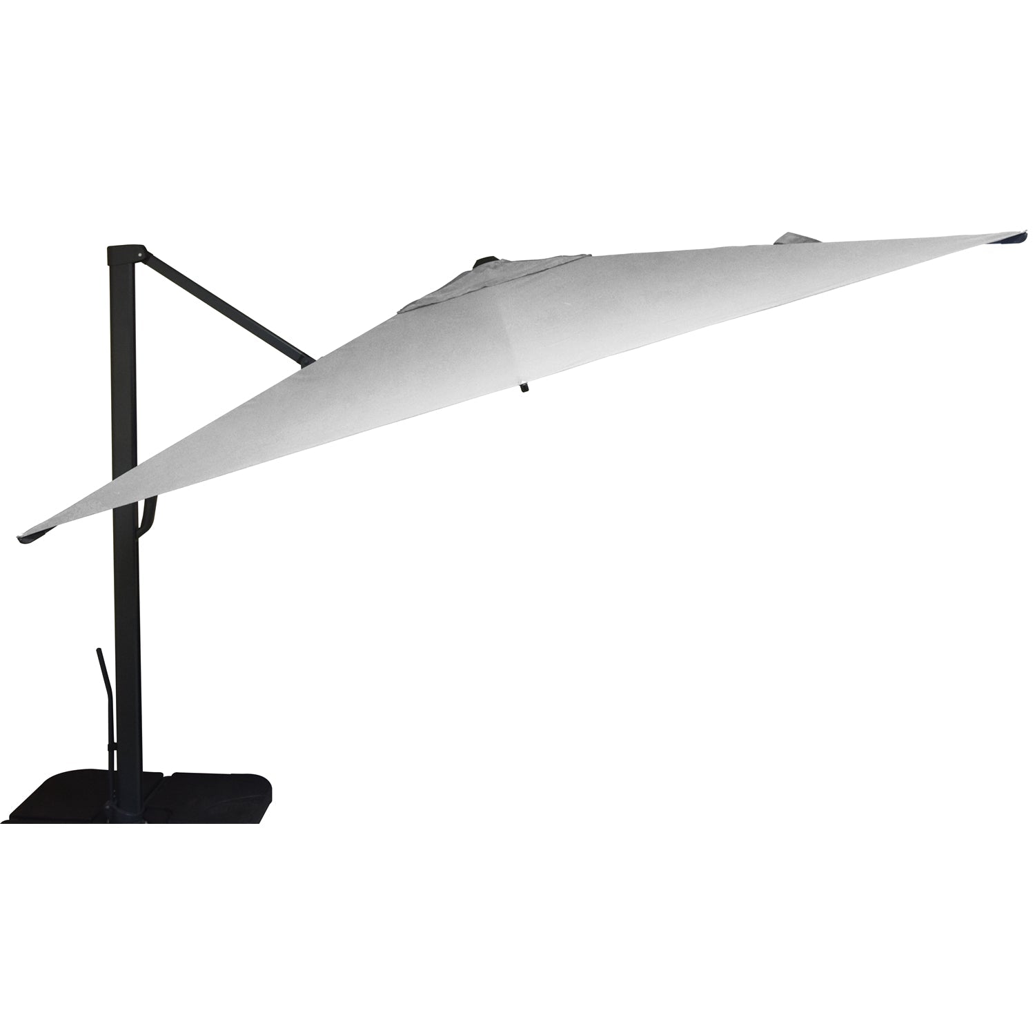 F. Corriveau International - Parasol Carré Oasis, 10' x 10', Tissu Résistant aux UV, Beige - Simple Boutique