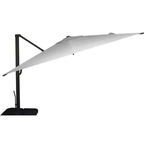F. Corriveau International - Parasol Carré Oasis, 10' x 10', Tissu Résistant aux UV, Beige - Simple Boutique
