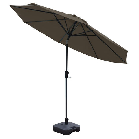 F. Corriveau International Parasol en toile octogonal  8,5' Choco