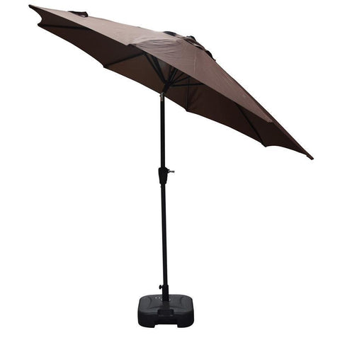 F. Corriveau International Parasol en toile octogonal  8,5' Choco