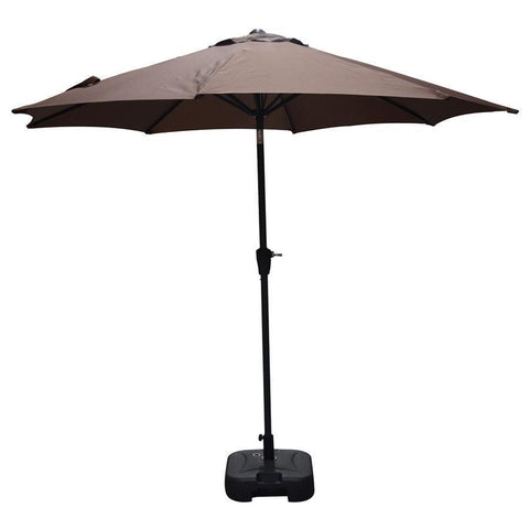 F. Corriveau International Parasol en toile octogonal  8,5' Choco