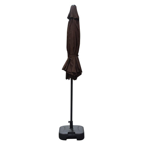 F. Corriveau International Parasol en toile octogonal  8,5' Choco