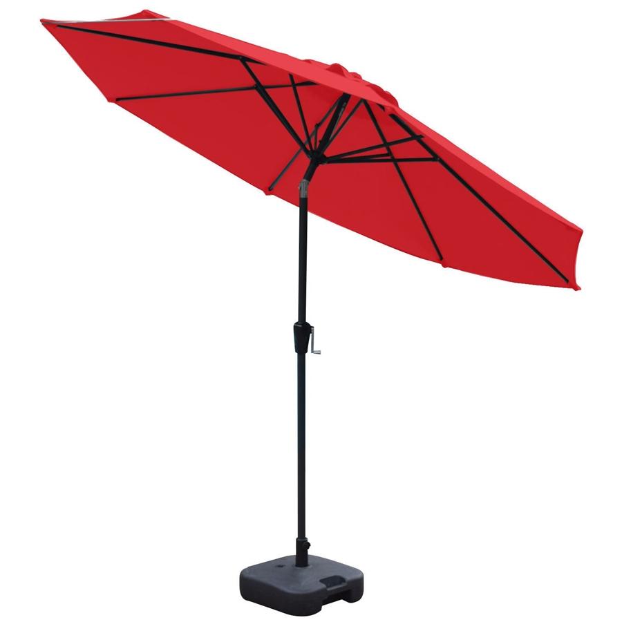 F. Corriveau International Parasol en toile octogonal 8,5' Rouge - Simple Boutique