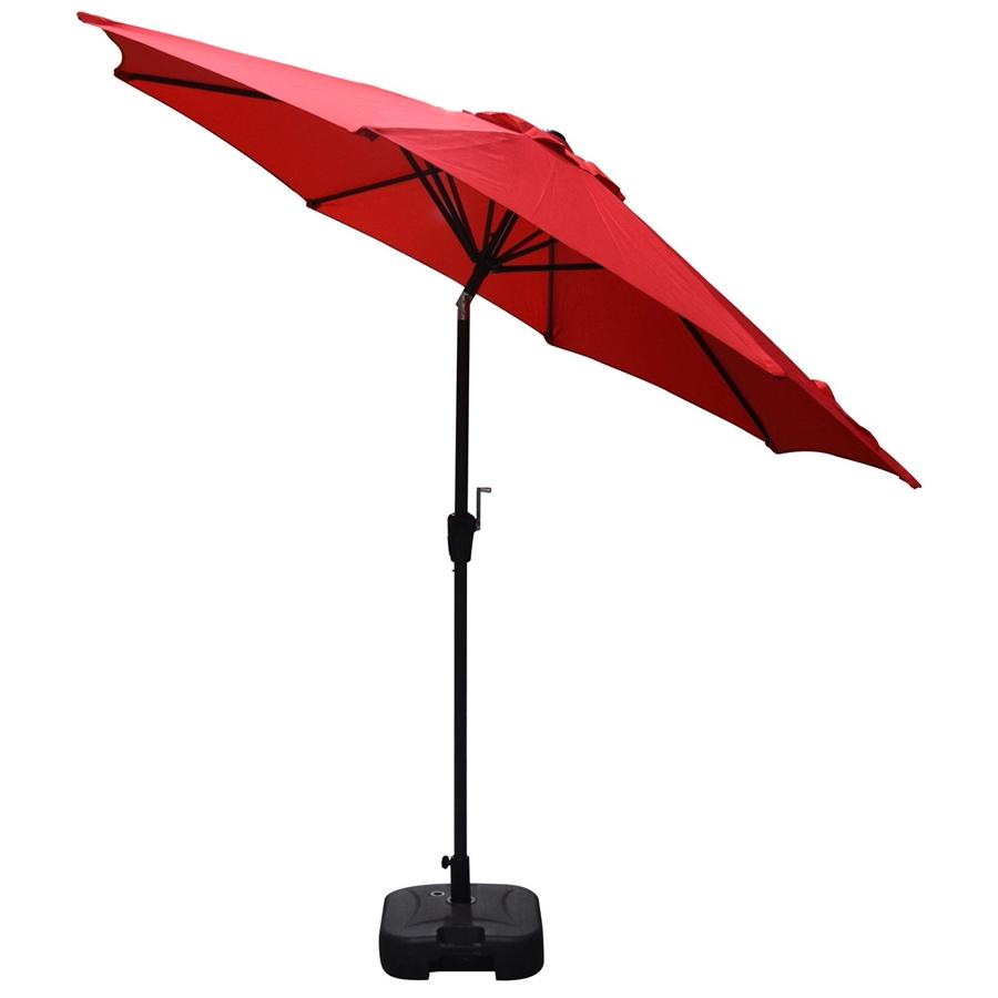 F. Corriveau International Parasol en toile octogonal 8,5' Rouge - Simple Boutique