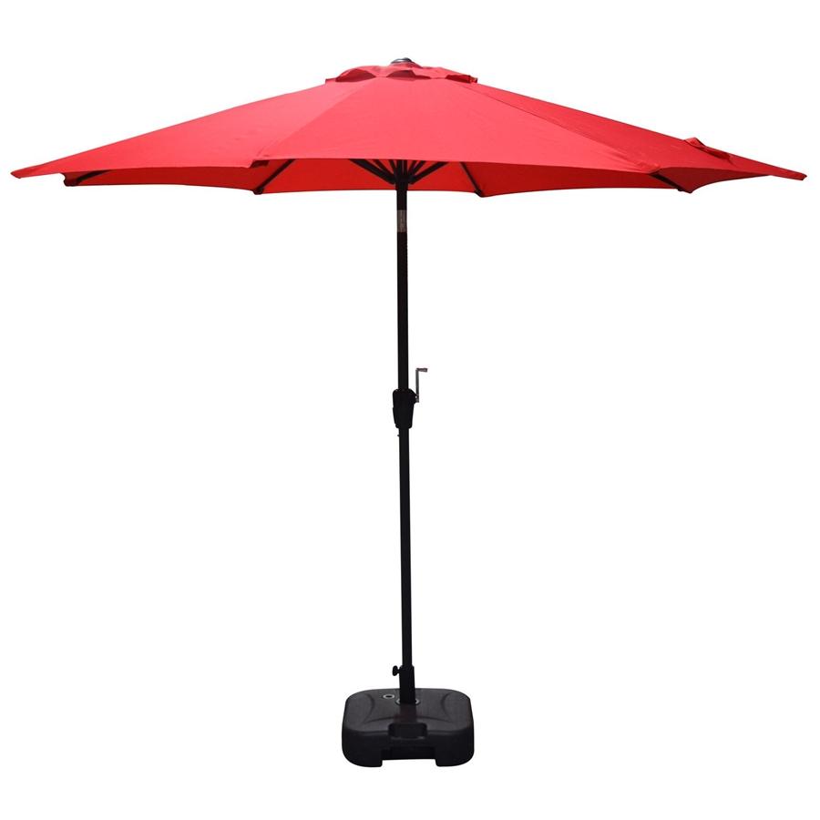 F. Corriveau International Parasol en toile octogonal 8,5' Rouge - Simple Boutique