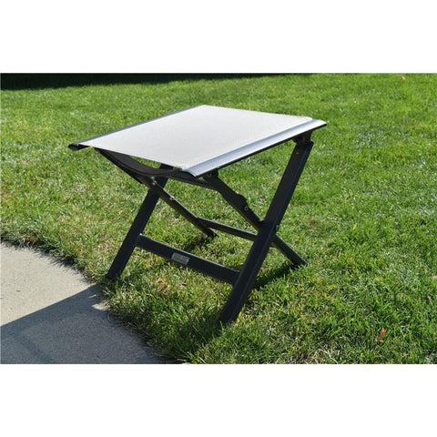 Table pliante table de camping table de jardin avec rallonge hauteur  réglable aluminium MDF imitation bambou