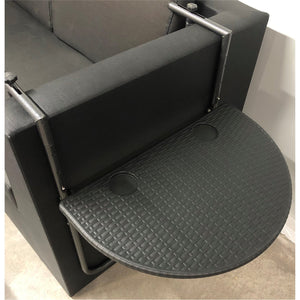 F. Corriveau International - Table Pliante 27'' x 32'', Pour Usage Intérieur ou Extérieur, Noir - Simple Boutique