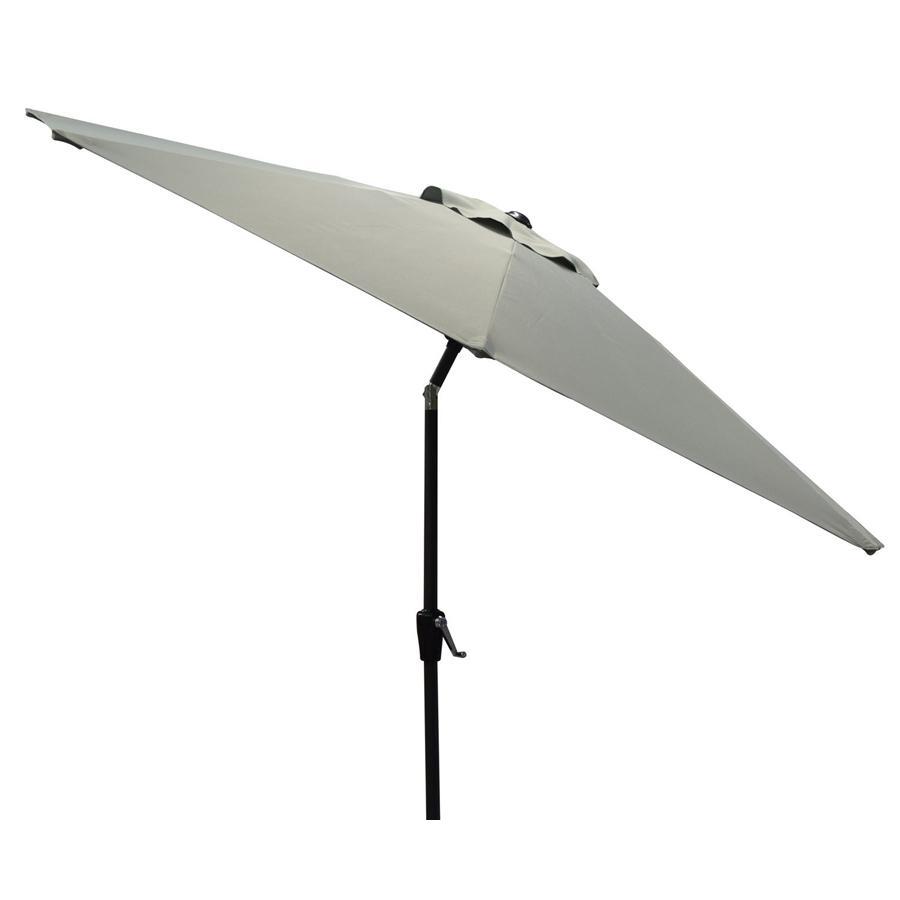 F.Corriveau International - Parasol Octogonal 8,5' Toit En Tissu Gris - Simple Boutique