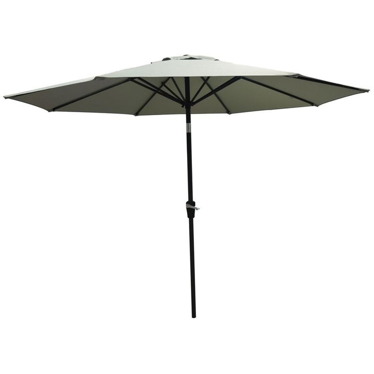 F.Corriveau International - Parasol Octogonal 8,5' Toit En Tissu Gris - Simple Boutique