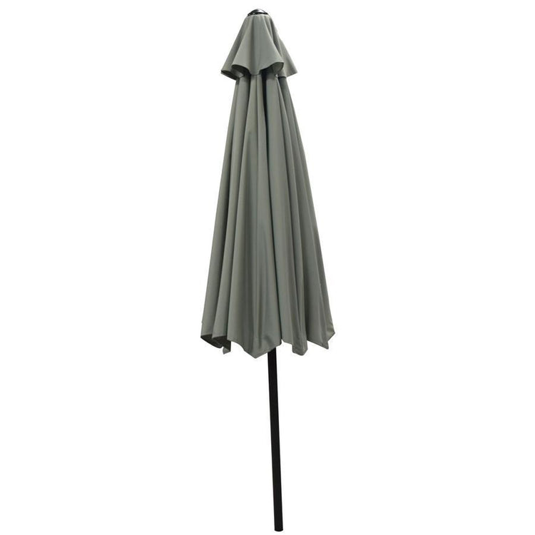 F.Corriveau International - Parasol Octogonal 8,5' Toit En Tissu Gris - Simple Boutique