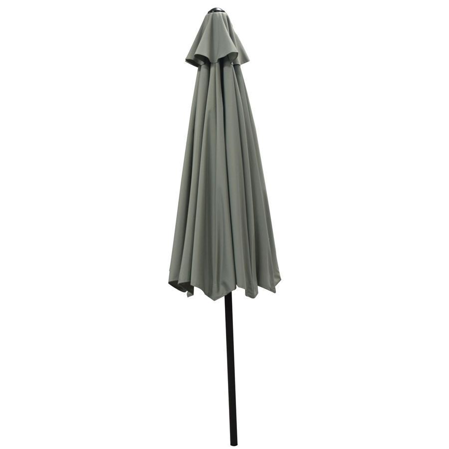 F.Corriveau International - Parasol Octogonal 8,5' Toit En Tissu Gris - Simple Boutique