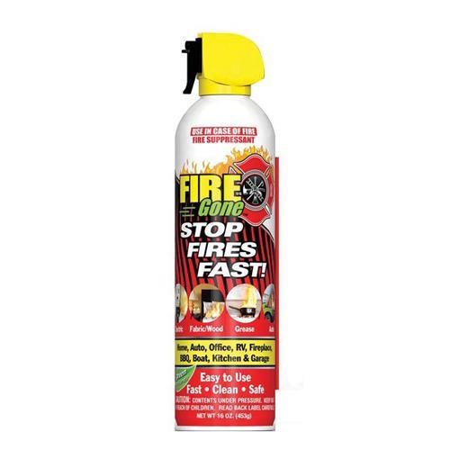 Fire Gone - Extincteur de feu en mousse chimique portatif 453g
