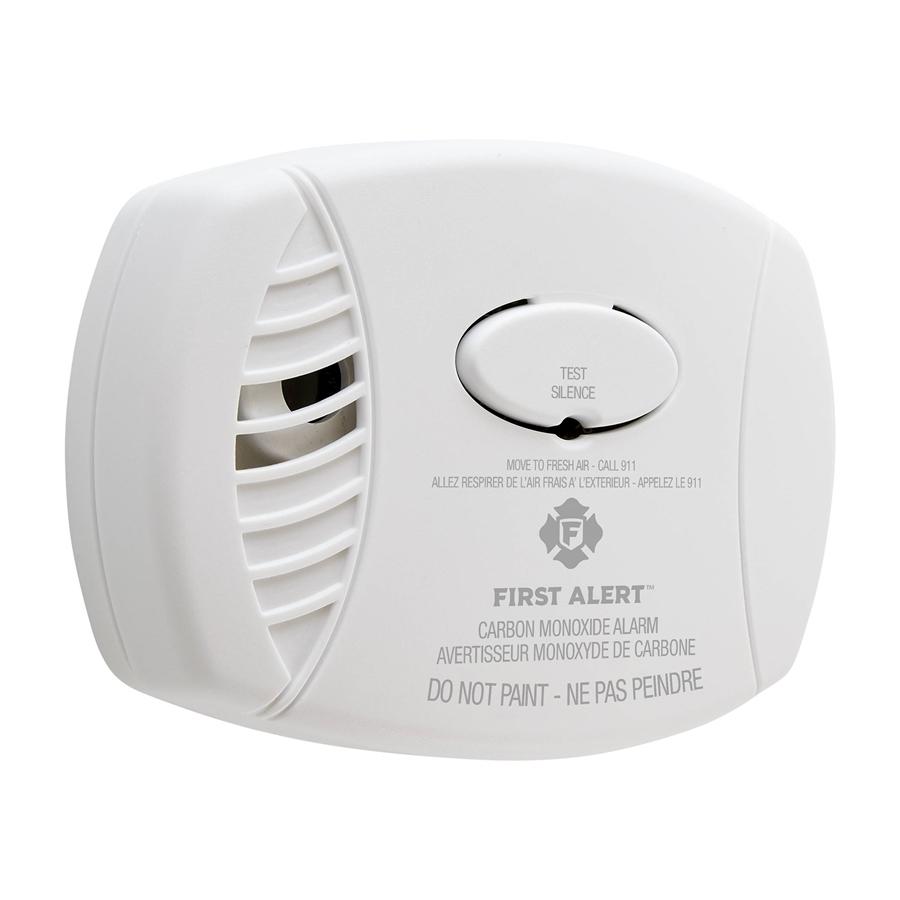 First Alert - Avertisseur de Monoxyde de Carbone, Fonctionne à Pile, Blanc - Simple Boutique