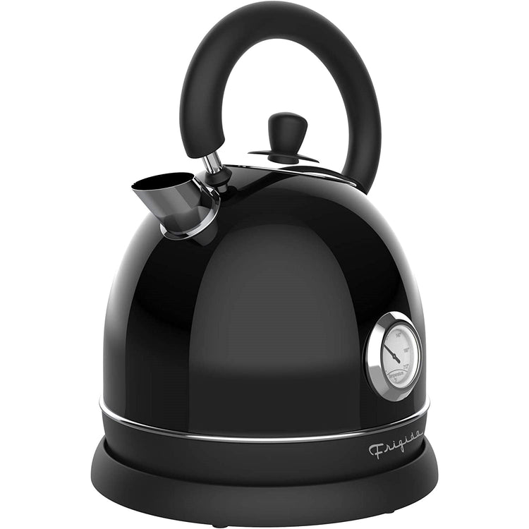 Frigidaire - Bouillioire Électrique en Acier Inoxydable, Capacité de 1.8 Litre, Style Rétro, Noir - Simple Boutique